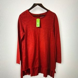 Neon Buddha Asymmetrical hi-low tunic top xs, NWT